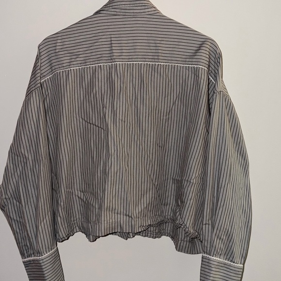 H&M Black and White Striped Shirt - Picture 3 of 3